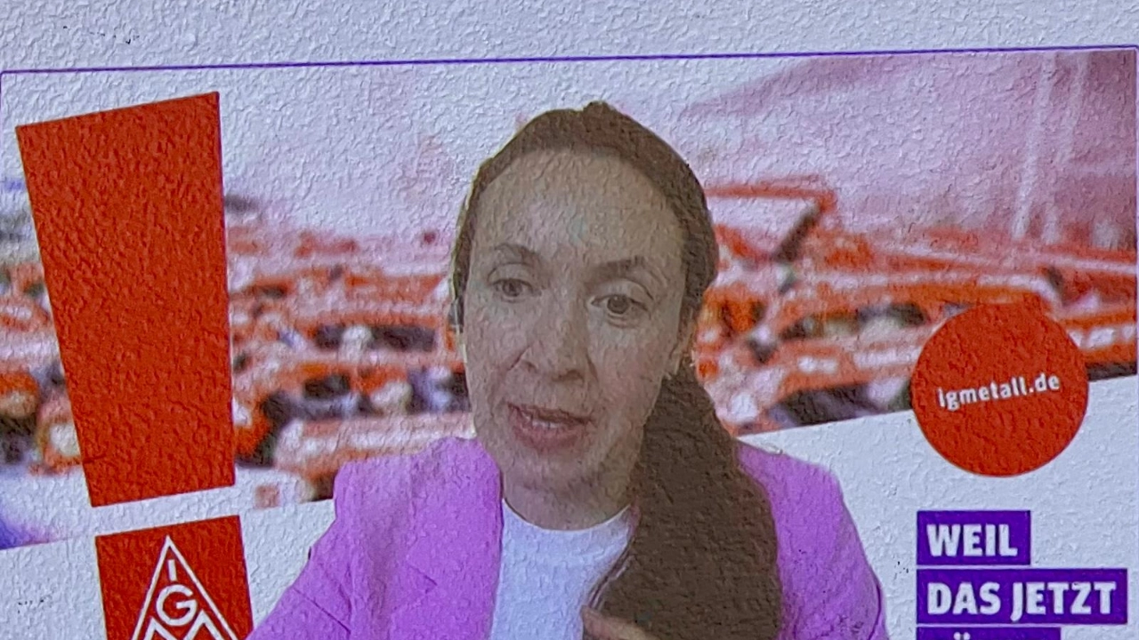 Tatjana Funke  auf der Delegiertenversammlung im Juni 2025