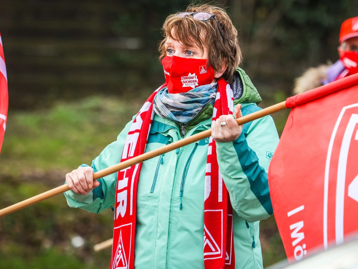 Textil und Bekleidung: Verhandlungsbegleitende Aktion in Mönchengladbach