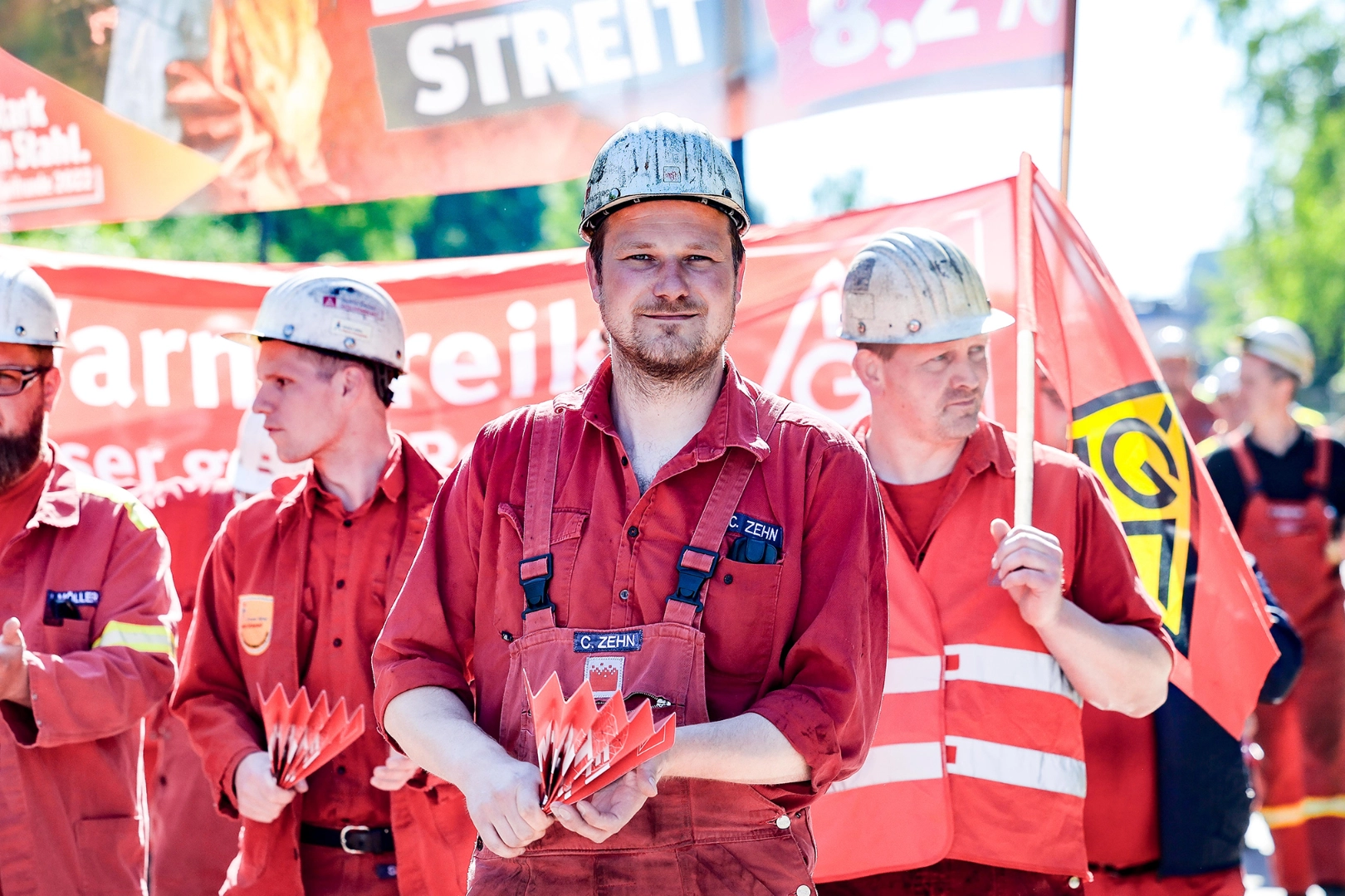 Tarifrunde Eisen und Stahl 2022: Warnstreik Georgsmarienhütte