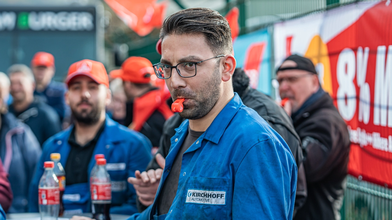 Warnstreik Bilder GS Olpe Beulco Kirchhoff
