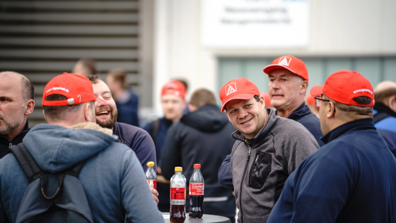 Impressionen Warnstreik EMG Wenden Kreis Olpe