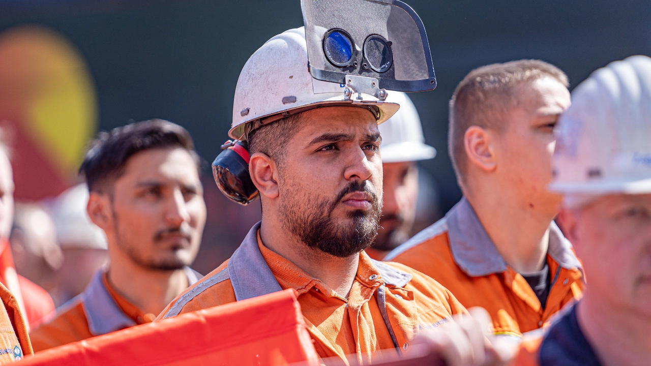 Tarifrunde Eisen und Stahl 2022: Warnstreik bei DEW in Siegen Geisweid