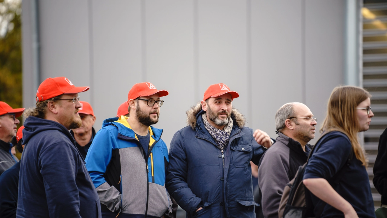 Impressionen Warnstreik EMG Wenden Kreis Olpe