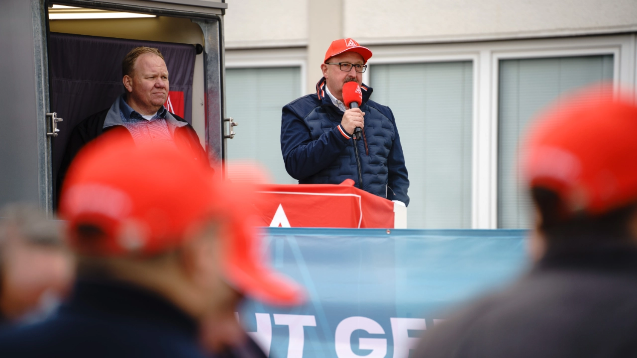 Impressionen Warnstreik EMG Wenden Kreis Olpe