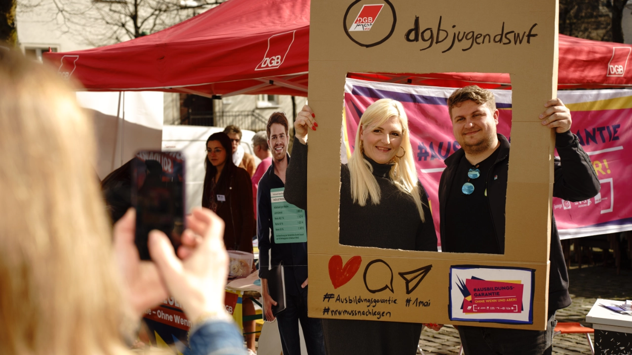 Impressionen vom DGB Arbeitnehmer_innen Empfang Olpe