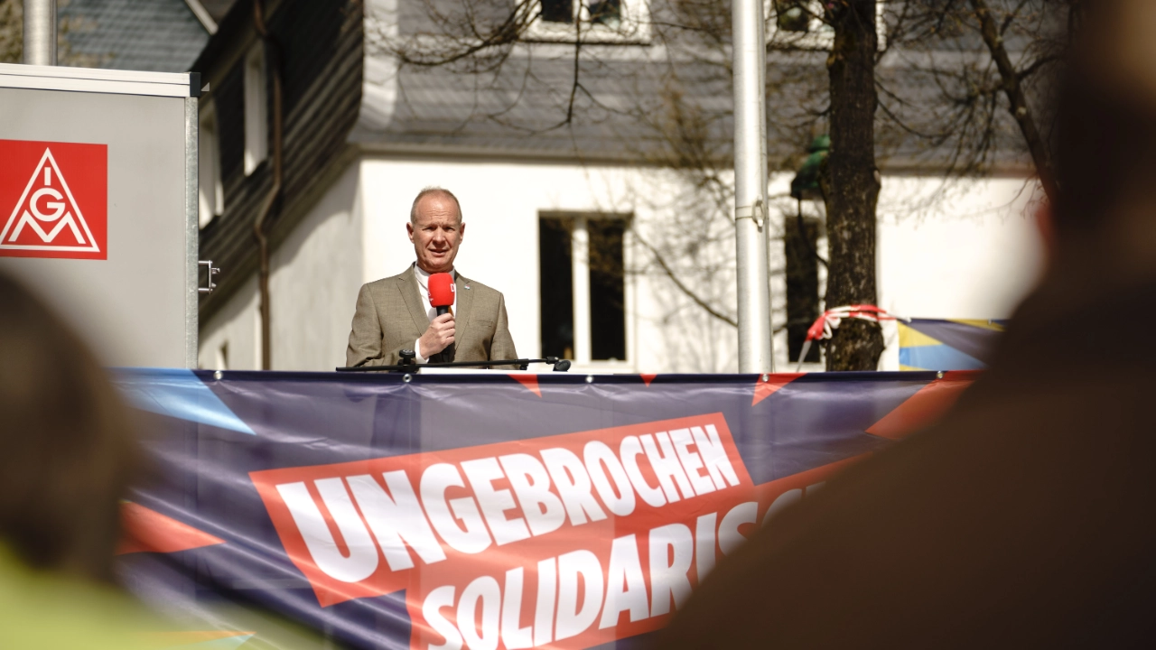 Impressionen vom DGB Arbeitnehmer_innen Empfang Olpe