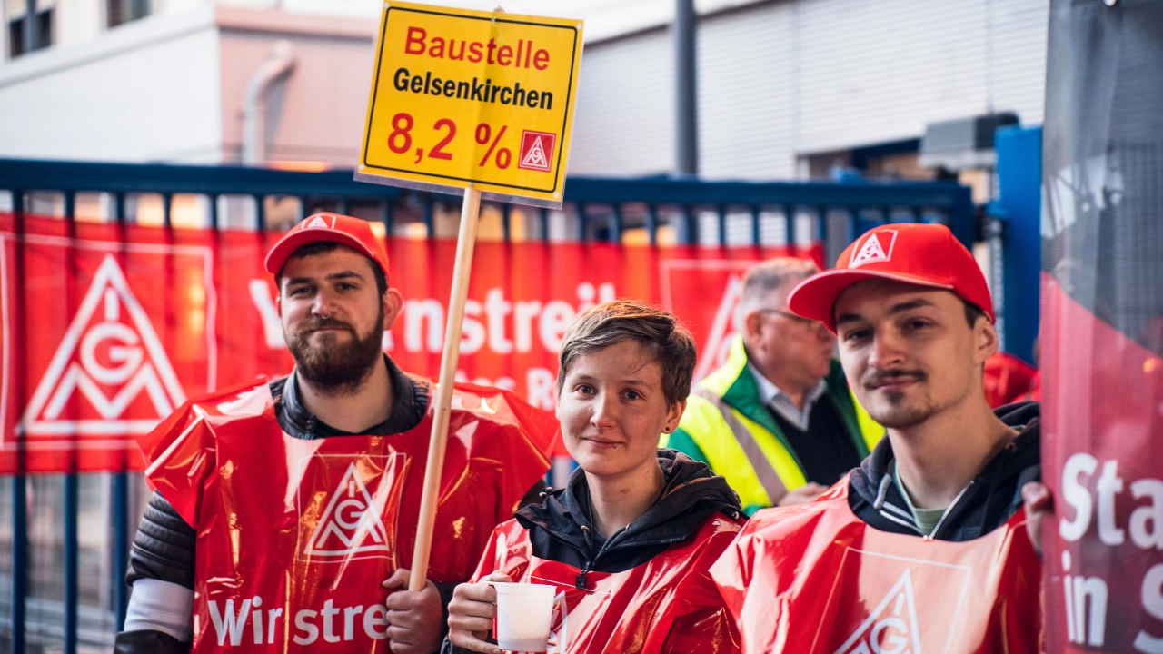 Tarifrunde Eisen und Stahl 2022: Warnstreik bei Thyssenkrupp Gelsenkirchen