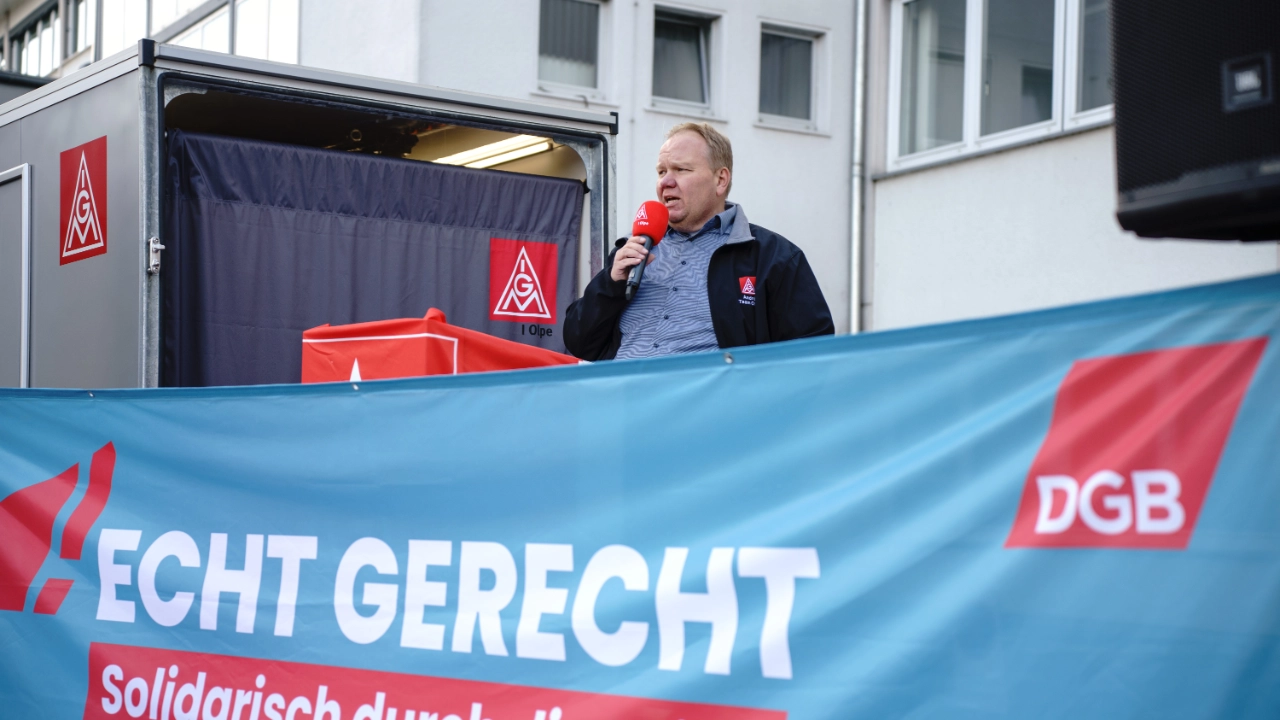 Impressionen Warnstreik EMG Wenden Kreis Olpe