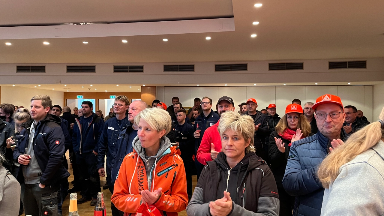 Impressionen Warnstreik Stadthalle Olpe