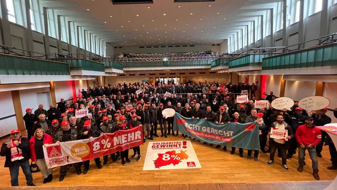 Impressionen Warnstreik Stadthalle Olpe