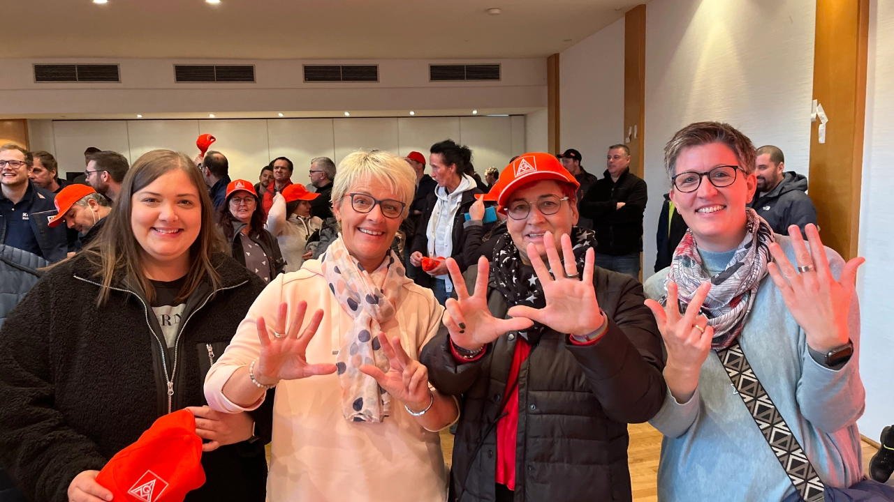 Impressionen Warnstreik Stadthalle Olpe