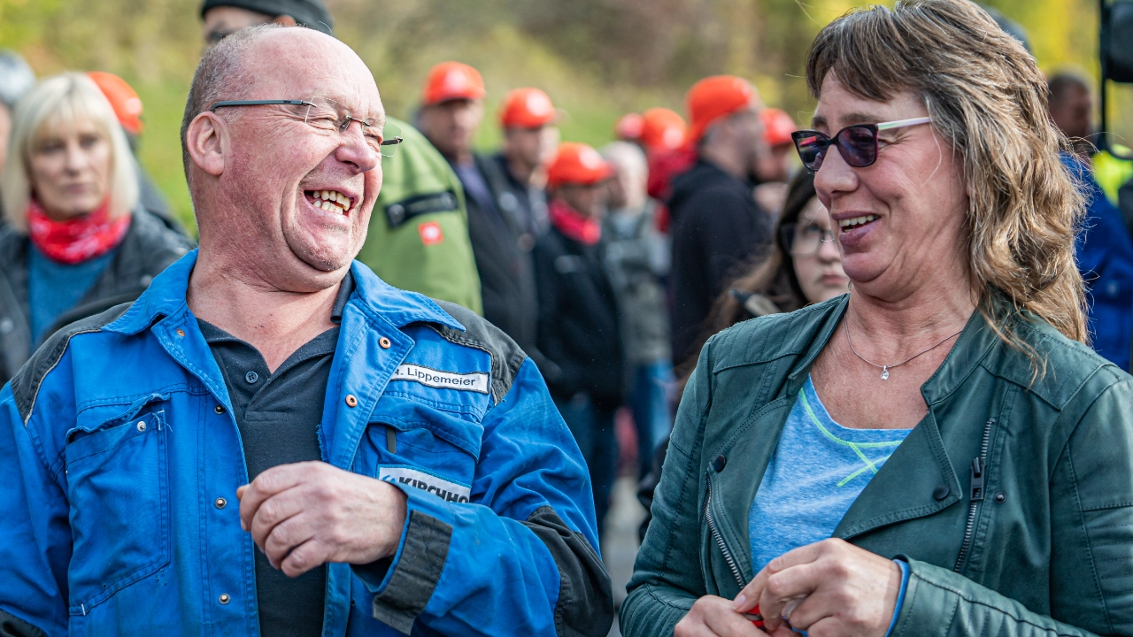 Impressionen vom Warnstreik Kirchhoff Beulco Kreis Olpe