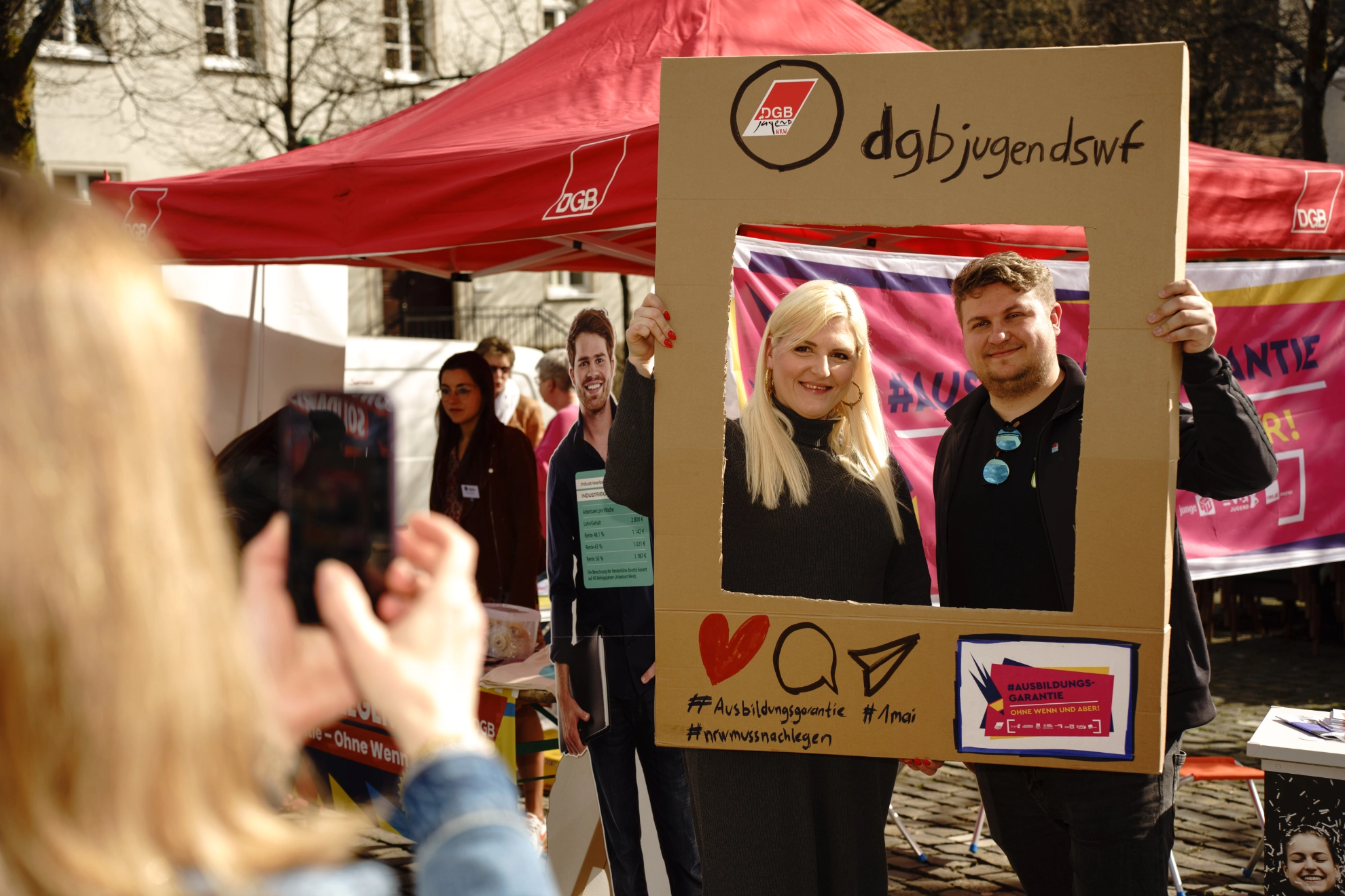 Impressionen vom DGB Arbeitnehmer_innen Empfang Olpe