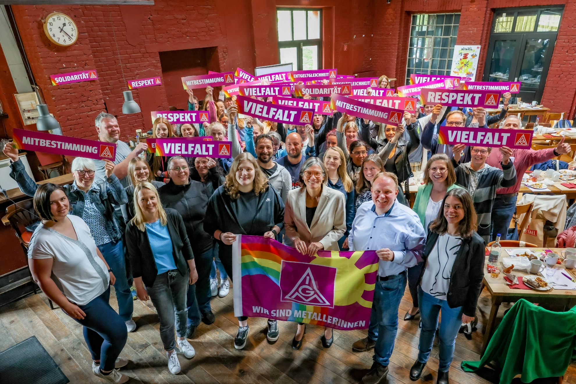 Impressionen des Betriebsrätinnen Tages von IG Metall Olpe und Siegen mit Christiane Benner als Gast