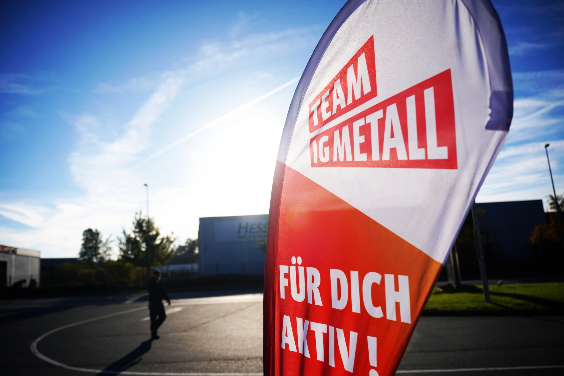 Beachflag Team IG Metall