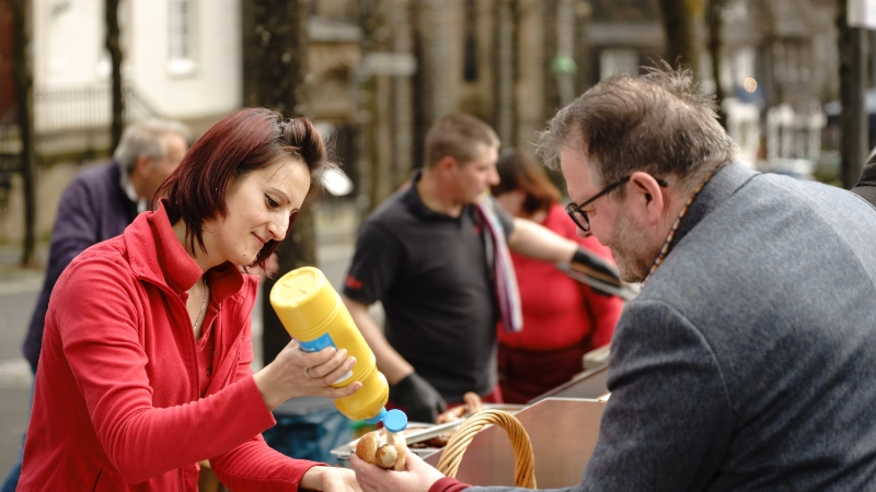 Impressionen vom DGB Arbeitnehmer_innen Empfang Olpe