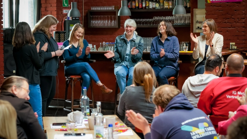 Impressionen des Betriebsrätinnen Tages von IG Metall Olpe und Siegen mit Christiane Benner als Gast