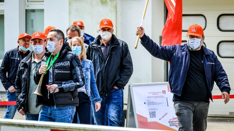 KDK, Warnstreik, 20.05.2021