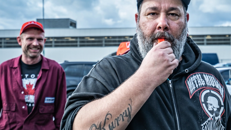 Impressionen vom Warnstreik Kirchhoff Beulco Kreis Olpe