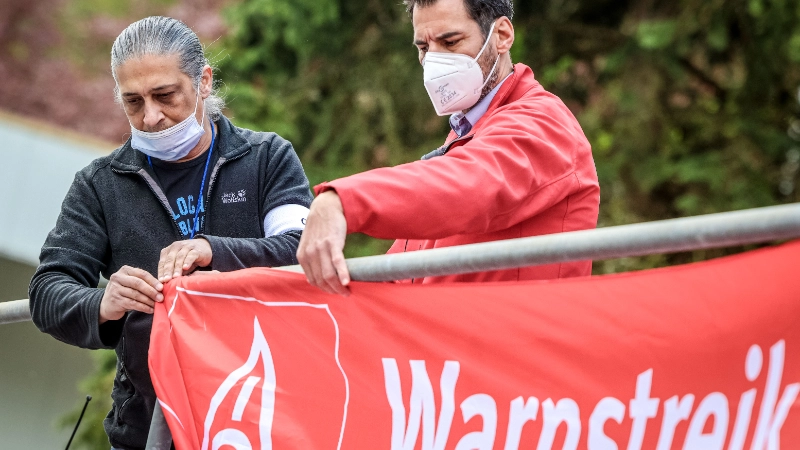 KDK, Warnstreik, 20.05.2021