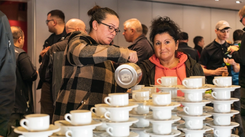 Impressionen der Warnstreikaktion in Stadthalle Attendorn