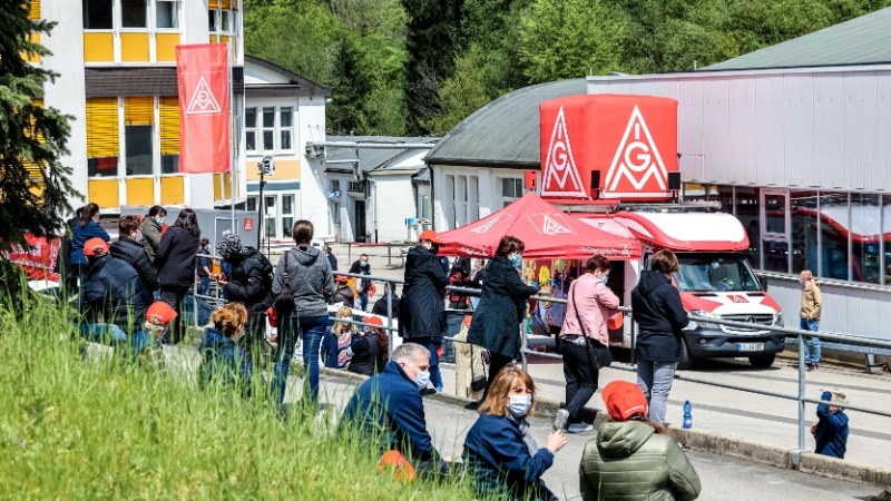 KDK, Warnstreik, 20.05.2021